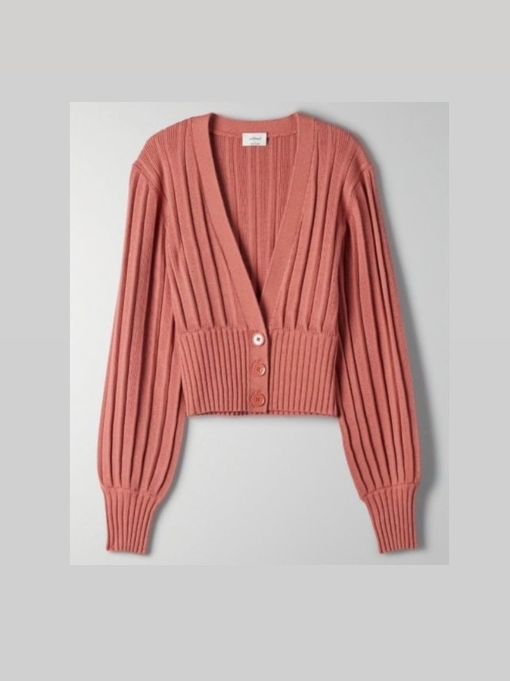 Wilfred Plunge Front Cardigan